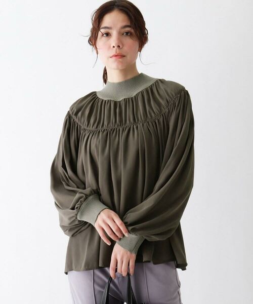 セール シャーリングリブブラウス シャツ ブラウス Ag By Aquagirl エージー バイ アクアガール ファッション通販 タカシマヤファッションスクエア