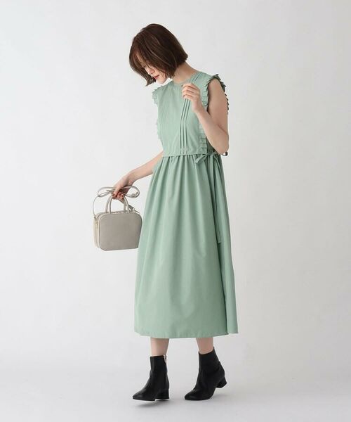 セール レイヤード風フィット フレアワンピース Web限定サイズ ミニ丈 ひざ丈ワンピース Ag By Aquagirl エージー バイ アクアガール ファッション通販 タカシマヤファッションスクエア