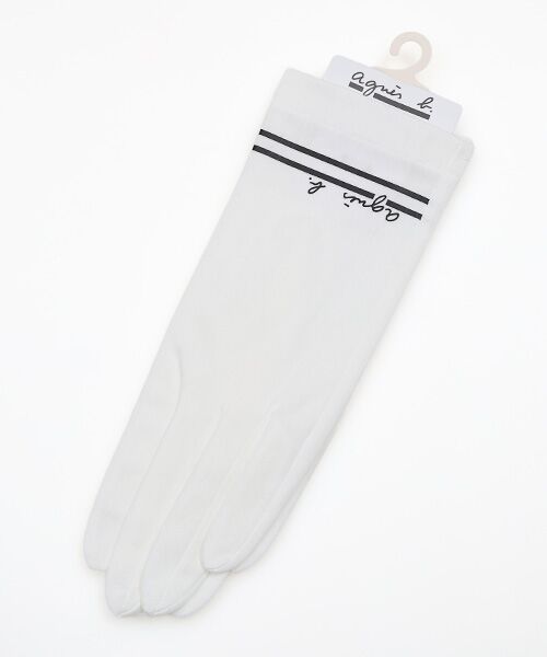 agnes b.（GOODS） / アニエスベー（グッズ） 手袋 | レディース UVカット手袋（WHITE）