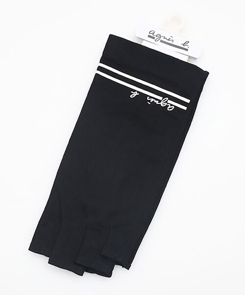 agnes b.（GOODS） / アニエスベー（グッズ） 手袋 | レディース UVカット手袋（BLACK）