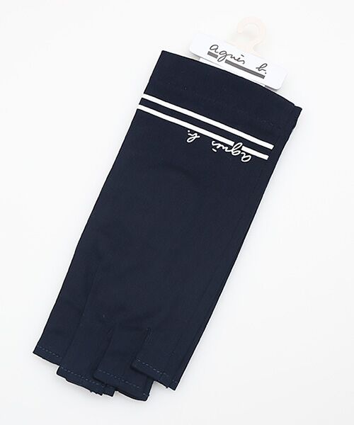 agnes b.（GOODS） / アニエスベー（グッズ） 手袋 | レディース UVカット手袋（NAVY）
