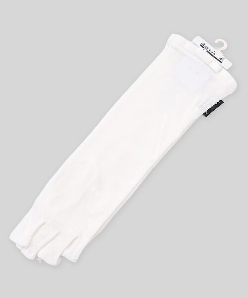agnes b.（GOODS） / アニエスベー（グッズ） 手袋 | レディース UVカット手袋（OFFWHITE）