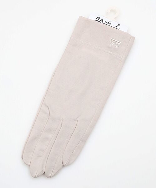 agnes b.（GOODS） / アニエスベー（グッズ） 手袋 | レディース UVカット手袋（BEIGE）