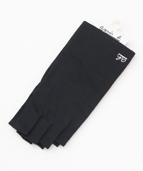 agnes b.（GOODS） / アニエスベー（グッズ） 手袋 | レディース UVカット手袋（BLACK）