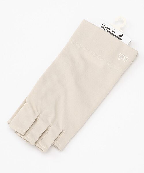 agnes b.（GOODS） / アニエスベー（グッズ） 手袋 | レディース UVカット手袋（BEIGE）