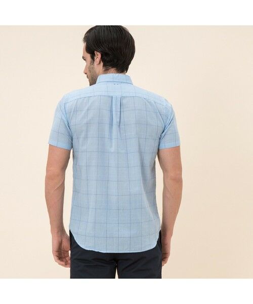 AIGLE / エーグル シャツ・ブラウス | 吸水速乾 ダークチェック 半袖シャツ | 詳細5
