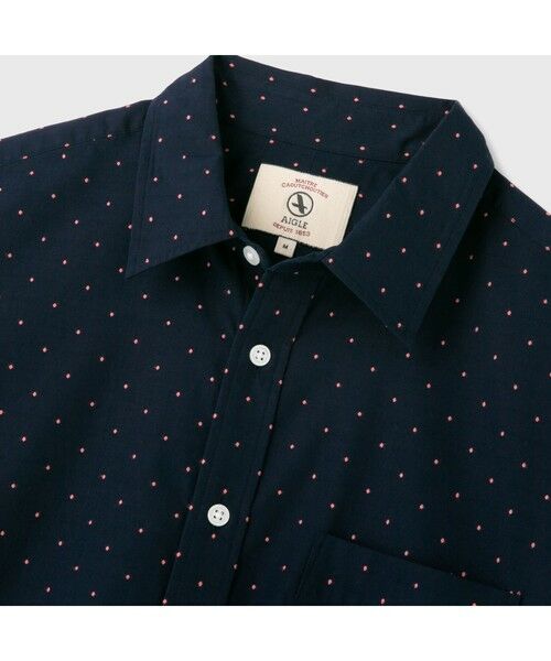 AIGLE / エーグル シャツ・ブラウス | DFTドットシャツ半袖 | 詳細3