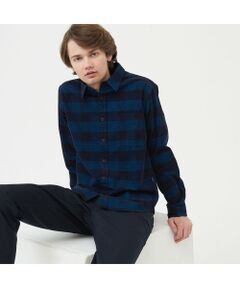 AIGLE / エーグル シャツ・ブラウス | コーデュロイ 先染め 長袖チェックシャツ