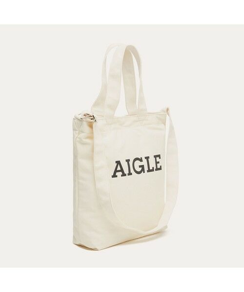 AIGLE / エーグル トートバッグ | コットンキャンバス ロゴトートバッグ | 詳細1