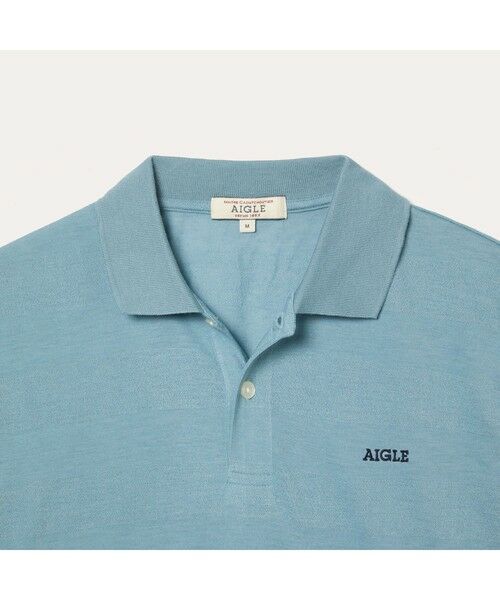 AIGLE / エーグル ポロシャツ | パイル ボーダーポロシャツ | 詳細4