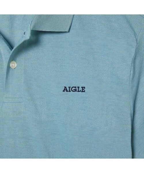 AIGLE / エーグル ポロシャツ | パイル ボーダーポロシャツ | 詳細5