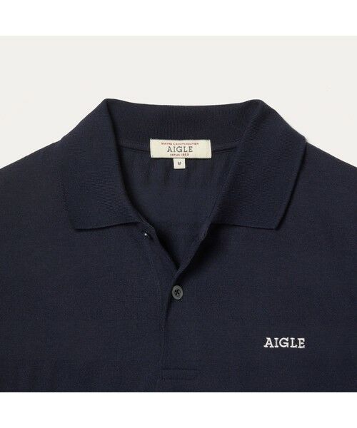 AIGLE / エーグル ポロシャツ | パイル ボーダーポロシャツ | 詳細7