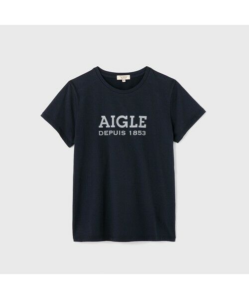 AIGLE / エーグル Tシャツ | W　DFT AIGLEロゴT半袖 | 詳細2