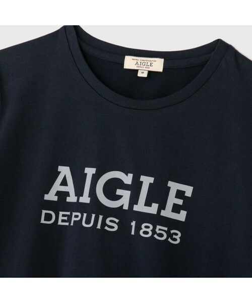 AIGLE / エーグル Tシャツ | W　DFT AIGLEロゴT半袖 | 詳細3
