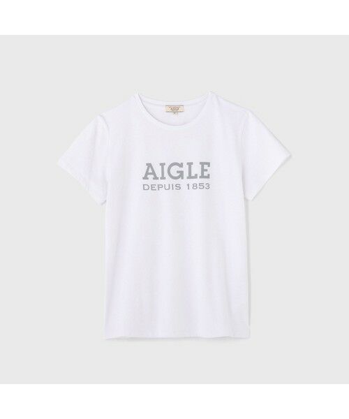 AIGLE / エーグル Tシャツ | W　DFT AIGLEロゴT半袖 | 詳細5
