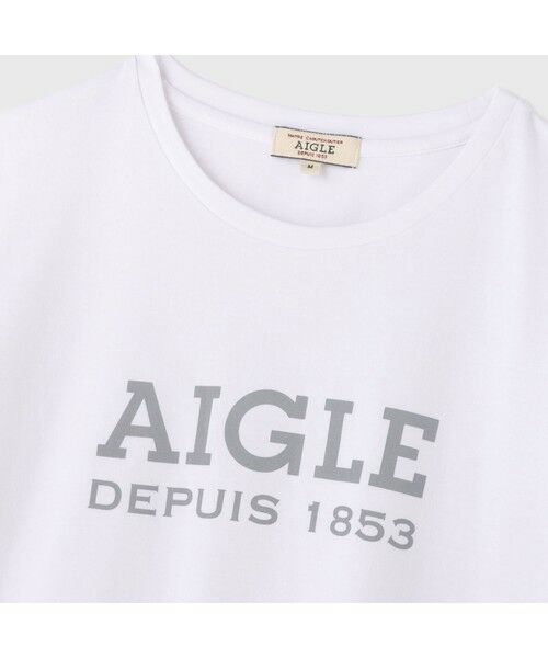 AIGLE / エーグル Tシャツ | W　DFT AIGLEロゴT半袖 | 詳細6