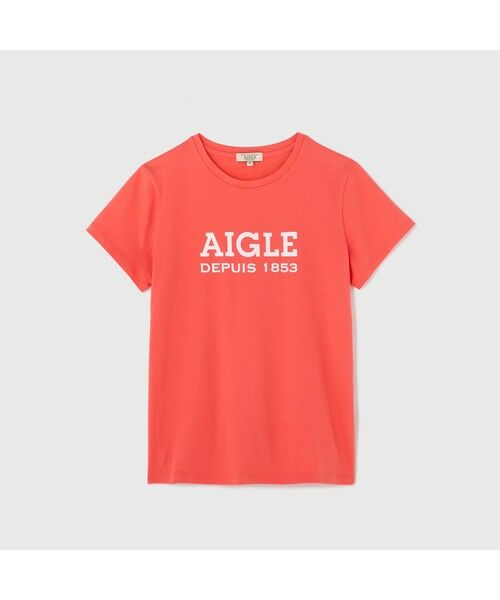 AIGLE / エーグル Tシャツ | W　DFT AIGLEロゴT半袖 | 詳細8