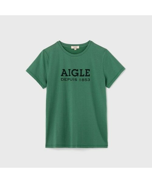 AIGLE / エーグル Tシャツ | W　DFT AIGLEロゴT半袖 | 詳細14