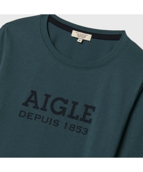 AIGLE / エーグル Tシャツ | ロゴプリントロングスリーブTシャツ | 詳細2