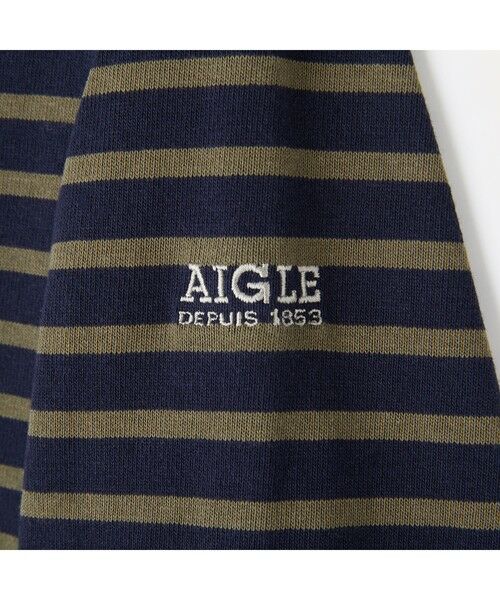 AIGLE / エーグル カットソー | 吸水速乾 バスク 長袖Tシャツ | 詳細5