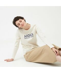 吸水速乾 AIGLEロゴ 長袖Tシャツ