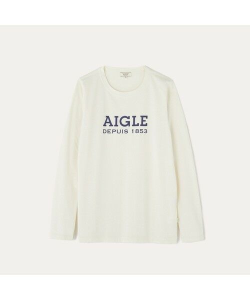 AIGLE / エーグル Tシャツ | 吸水速乾 AIGLEロゴ 長袖Tシャツ | 詳細2