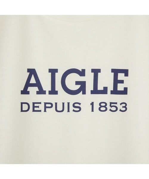 AIGLE / エーグル Tシャツ | 吸水速乾 AIGLEロゴ 長袖Tシャツ | 詳細4