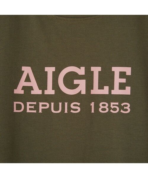 AIGLE / エーグル Tシャツ | 吸水速乾 AIGLEロゴ 長袖Tシャツ | 詳細9