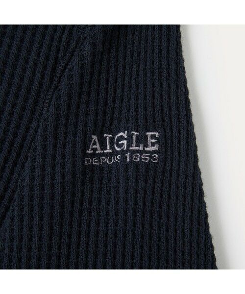 AIGLE / エーグル カットソー | 吸水速乾 AIGLEロゴ 長袖Tシャツ | 詳細5