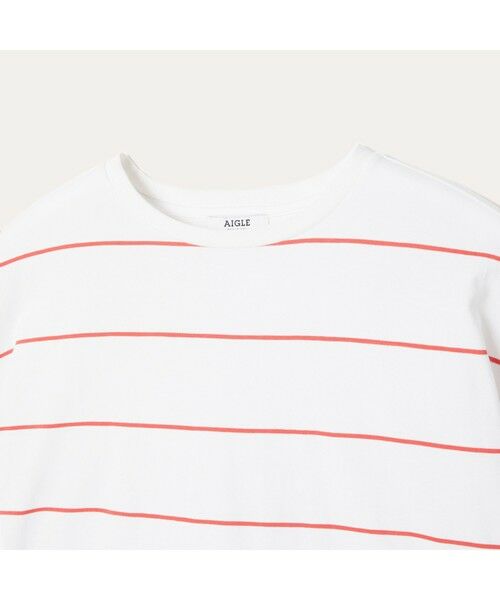 AIGLE / エーグル Tシャツ | 吸水速乾 エーグル ストライプTシャツ | 詳細8