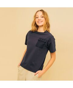 UVカット サメラ ポケットTシャツ