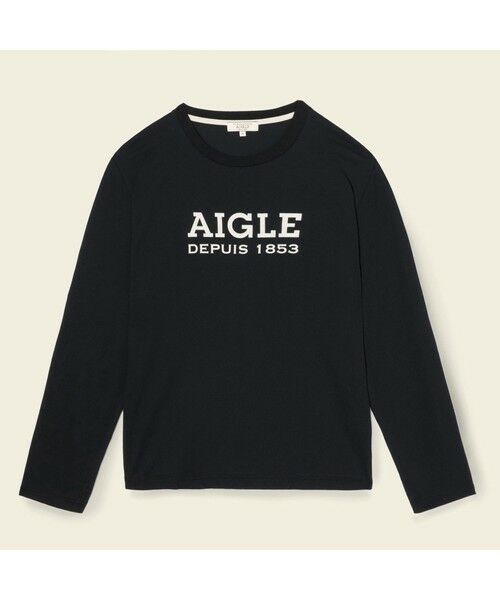 AIGLE / エーグル Tシャツ | ロゴプリントロングスリーブTシャツ | 詳細2