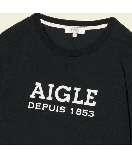 AIGLE / エーグル Tシャツ | ロゴプリントロングスリーブTシャツ | 詳細3
