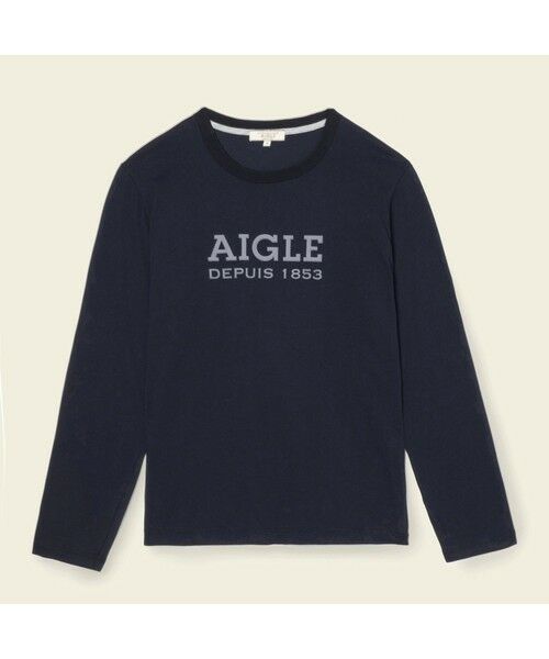AIGLE / エーグル Tシャツ | ロゴプリントロングスリーブTシャツ | 詳細5