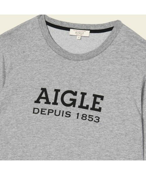 AIGLE / エーグル Tシャツ | ロゴプリントロングスリーブTシャツ | 詳細12