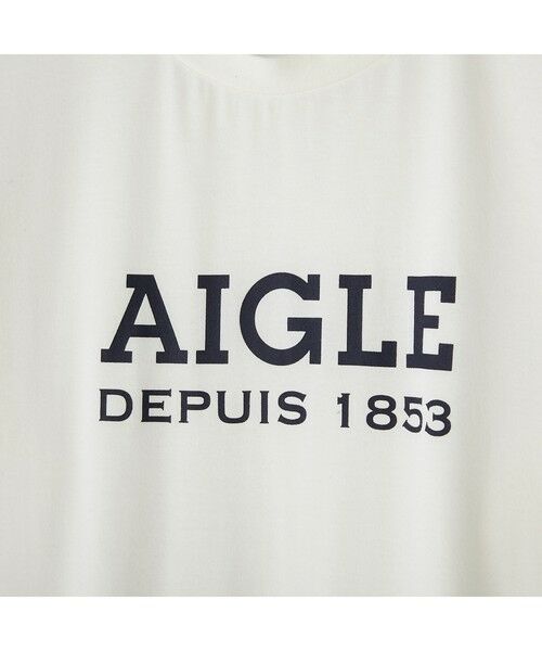 AIGLE / エーグル Tシャツ | 吸水速乾 AIGLEロゴ 長袖Tシャツ | 詳細4