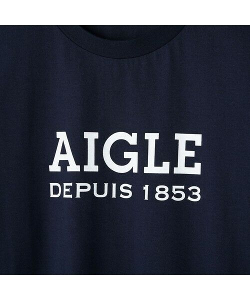 AIGLE / エーグル Tシャツ | 吸水速乾 AIGLEロゴ 長袖Tシャツ | 詳細8