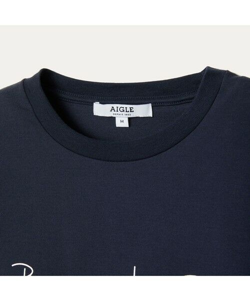 AIGLE / エーグル Tシャツ | 吸水速乾 エーグル グラフィックTシャツ ＢＬＰ | 詳細5