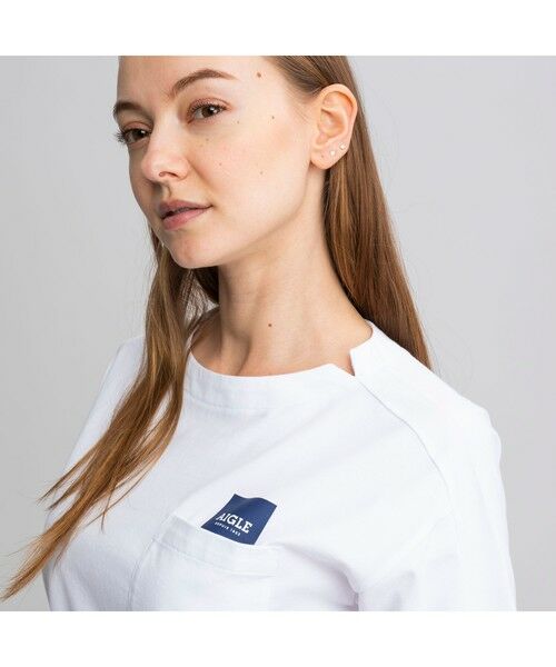 AIGLE / エーグル Tシャツ | 吸水速乾 デザインポケット ロゴ Ｔシャツ | 詳細2