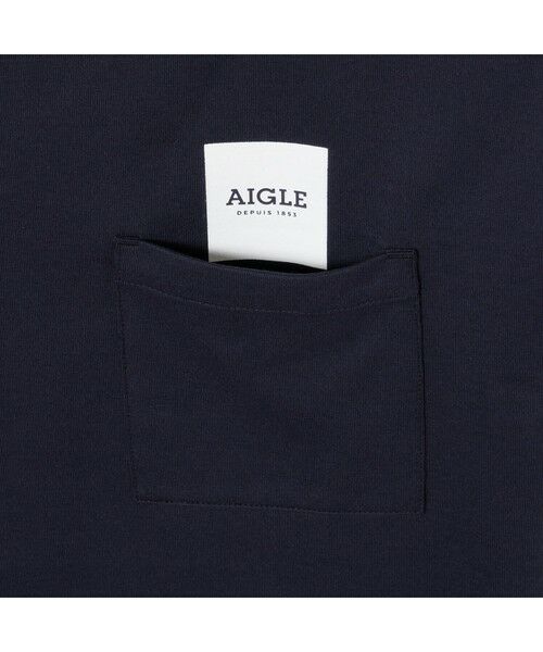 AIGLE / エーグル Tシャツ | 吸水速乾 デザインポケット ロゴ Ｔシャツ | 詳細12