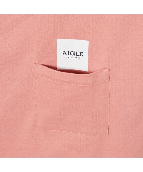 AIGLE / エーグル Tシャツ | 吸水速乾 デザインポケット ロゴ Ｔシャツ | 詳細14