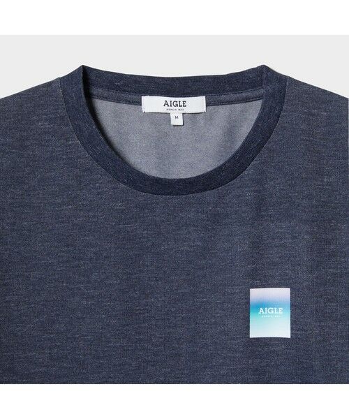 AIGLE / エーグル Tシャツ | 吸水速乾 ドライミックス ロゴ Ｔシャツ | 詳細9