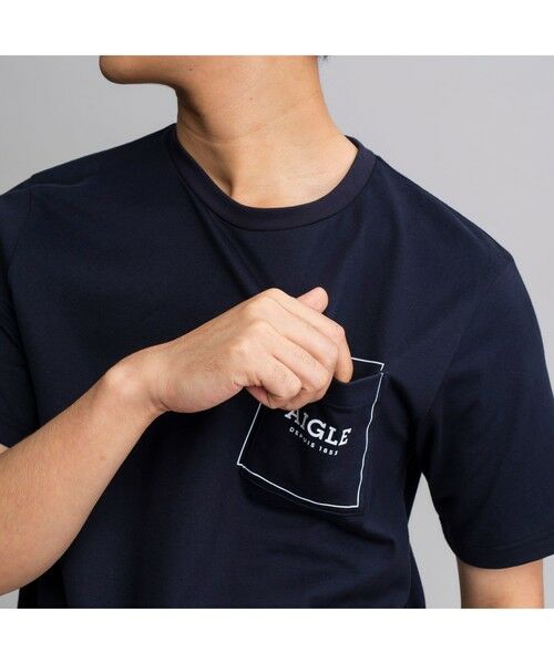 AIGLE / エーグル Tシャツ | 吸水速乾 AIGLE ポケット Ｔシャツ | 詳細1