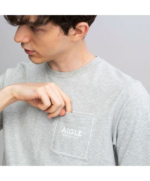 AIGLE / エーグル Tシャツ | 吸水速乾 AIGLE ポケット Ｔシャツ | 詳細5