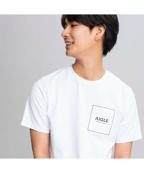 AIGLE / エーグル Tシャツ | 吸水速乾 AIGLE ポケット Ｔシャツ | 詳細8