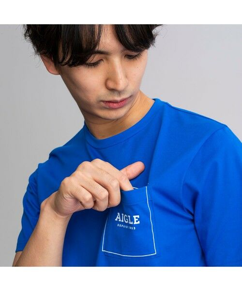 AIGLE / エーグル Tシャツ | 吸水速乾 AIGLE ポケット Ｔシャツ | 詳細11