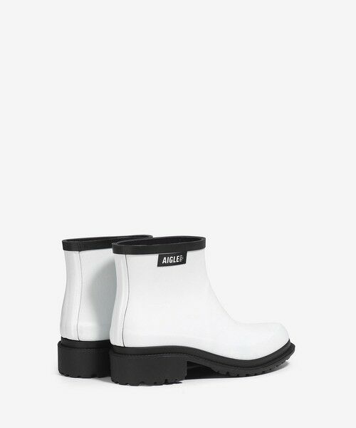 AIGLE / エーグル レインシューズ | 全天候対応型 フルフィール ラバーブーツ ロー / ショートブーツ（ホワイト）