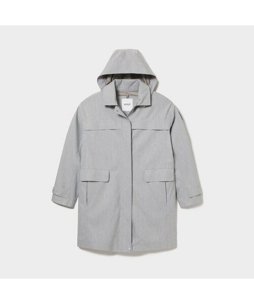 AIGLE エーグル ナイロン ステンカラーコート & ハット S 雨具 登山