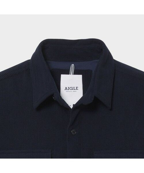 AIGLE / エーグル ピーコート | 撥水 コーデュロイ シャツジャケット | 詳細7