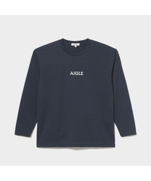 AIGLE / エーグル Tシャツ | 吸水速乾 ミニロゴ 長袖Ｔシャツ | 詳細5